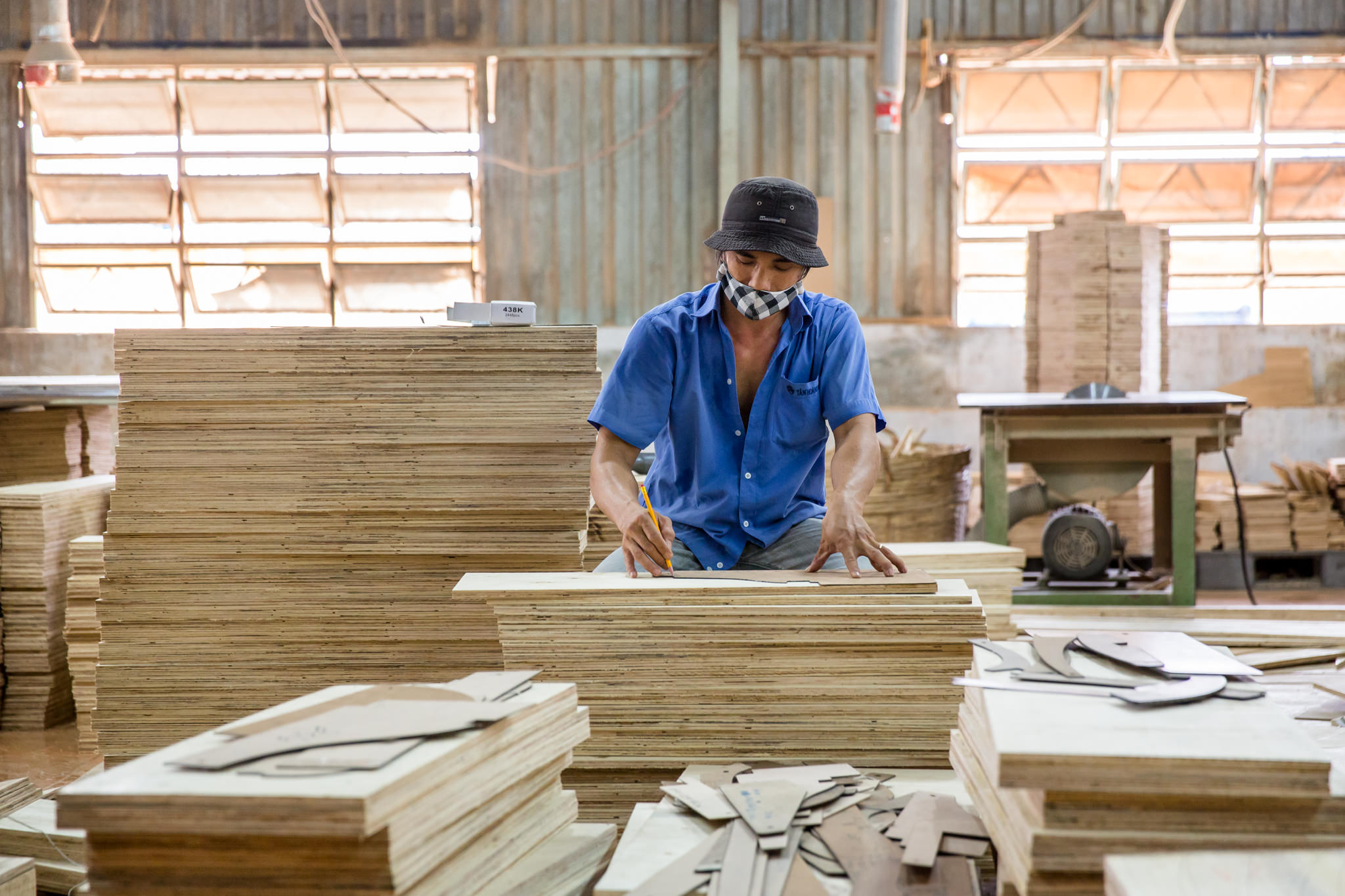 Ho Chi Minh City Photographer Ehrin Macksey produces Corporate, Industrial photography for furniture Manufacture. Photography by Ehrin Macksey.